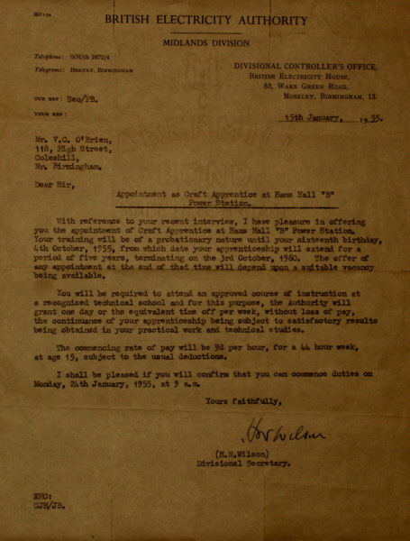 B.E.A. Apprenticeship offer